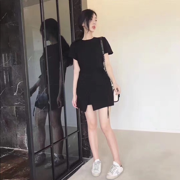 Asymmetric T-shirt Dress - Picture 5 of 6